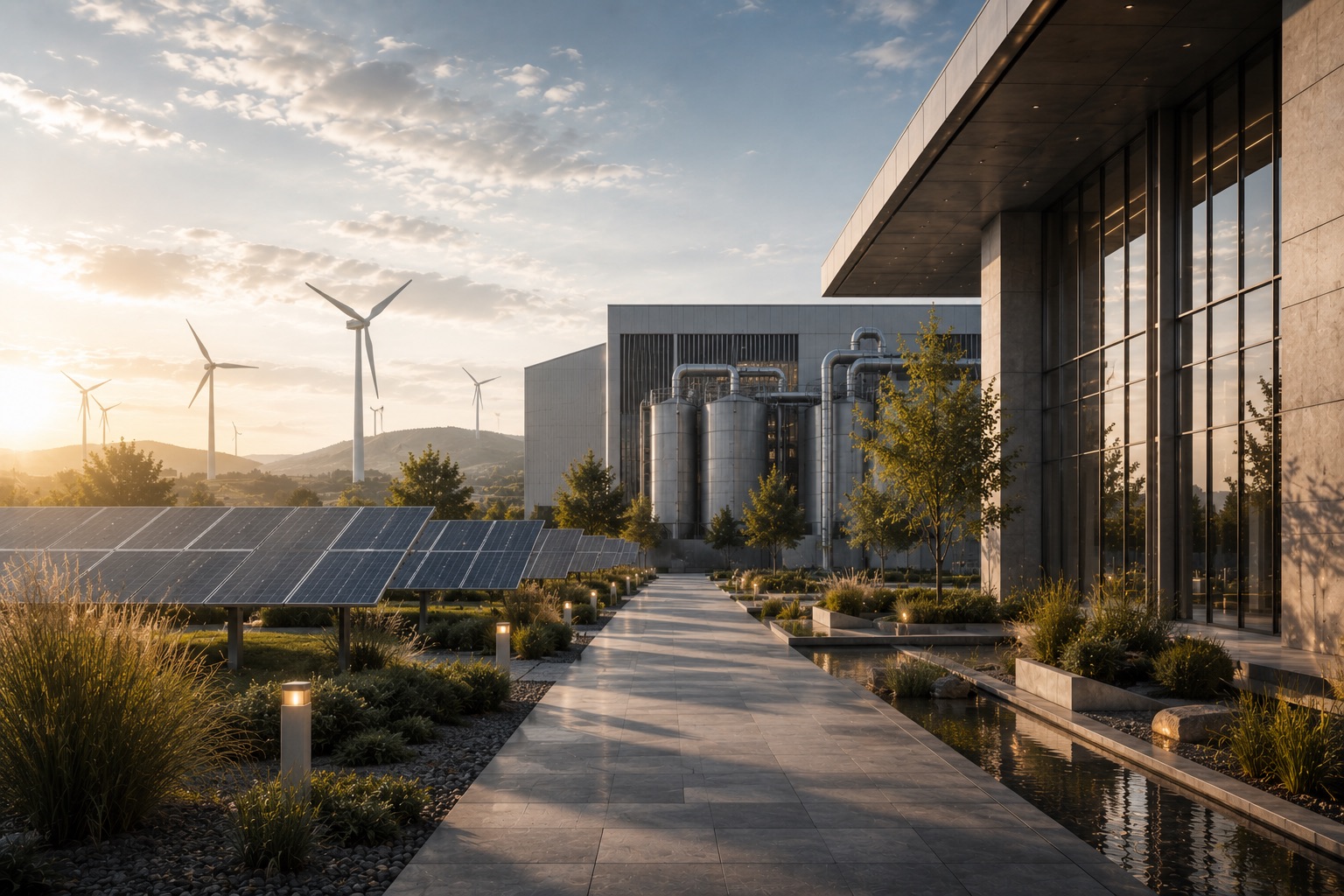 Energy sector industrial facility