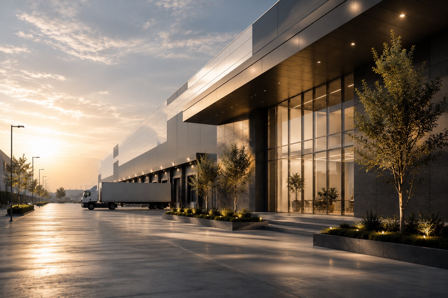 Logistics and supply chain warehouse